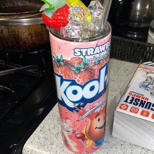 Custom Made Strawberry Kool-Aid Cup